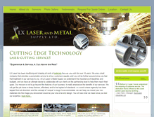 Tablet Screenshot of lxlaser.com